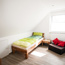 Schlafzimmer oben Ferienhaus deBontje Greetsiel