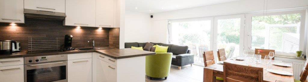 Wohn- Essbereich Ferienhaus deBontje in Greetsiel